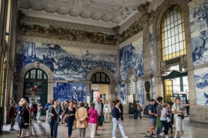 Hall de la gare de São Bento